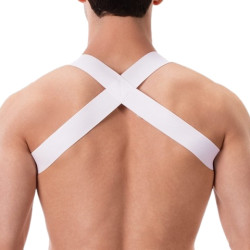 Barcode Berlin Harnais élastique Leonsh Blanc